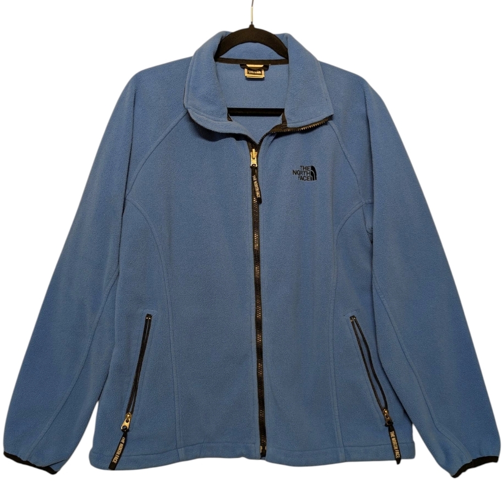 The North Face Full Zip Fleece Jacket | Women’s L | Blue Outdoor Layer